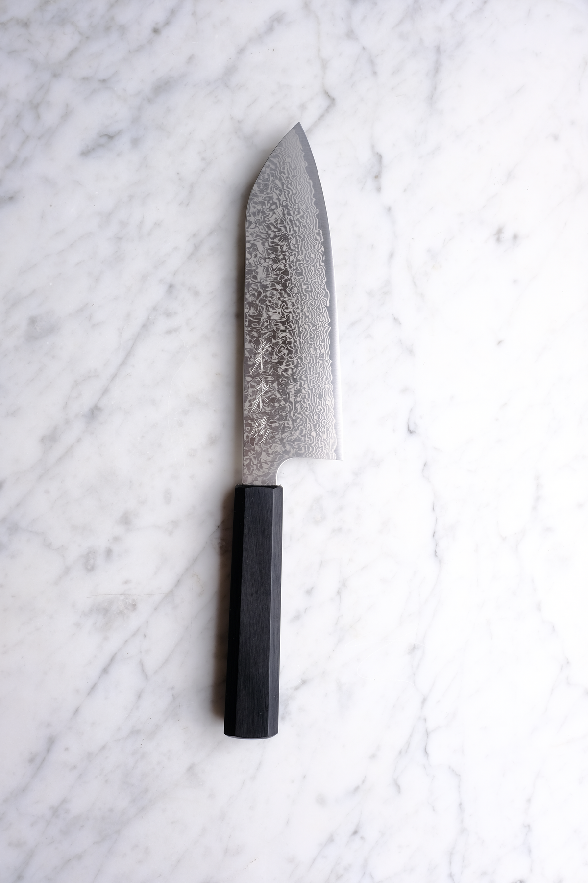 Tawa Miraiden SG2 Damascus Santoku 170 mm