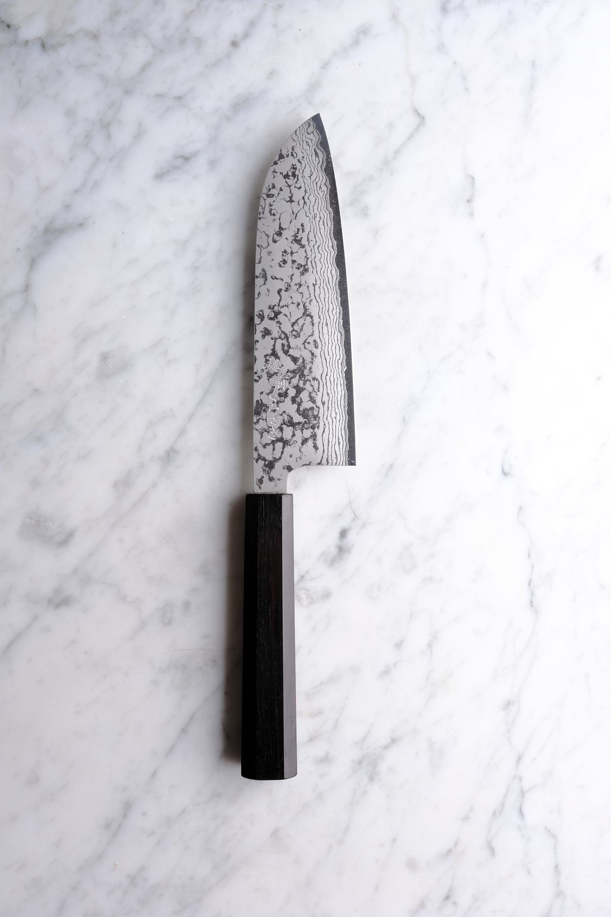 Makoto Kurosaki Damascus VG7 Ebony - 165 mm Santoku