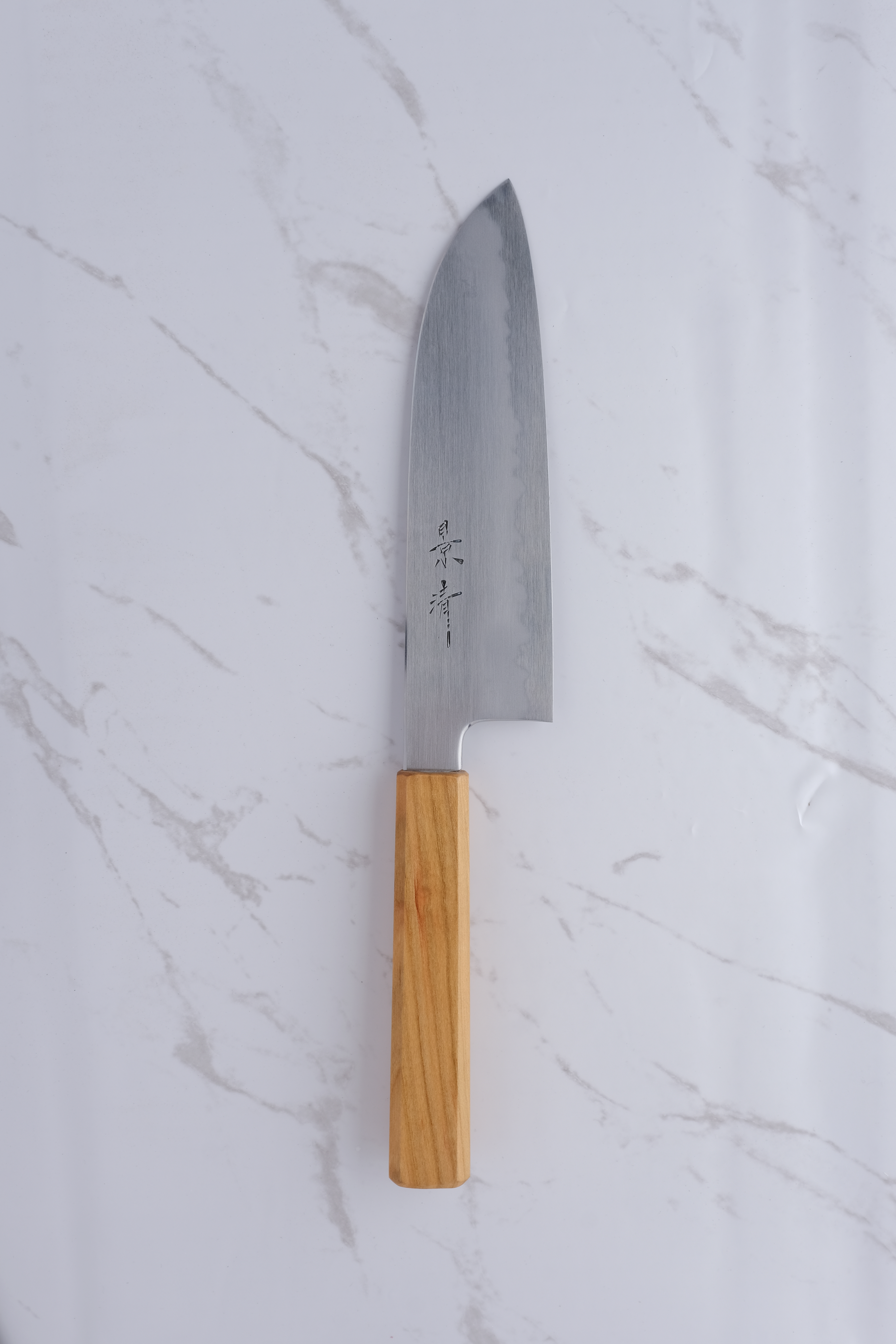 Kagekiyo - White #2 170 mm Santoku - Sakura handle