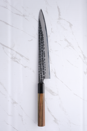 Mutsumi Hinoura Ajikataya 240 mm Sujihiki - Shirogami #2