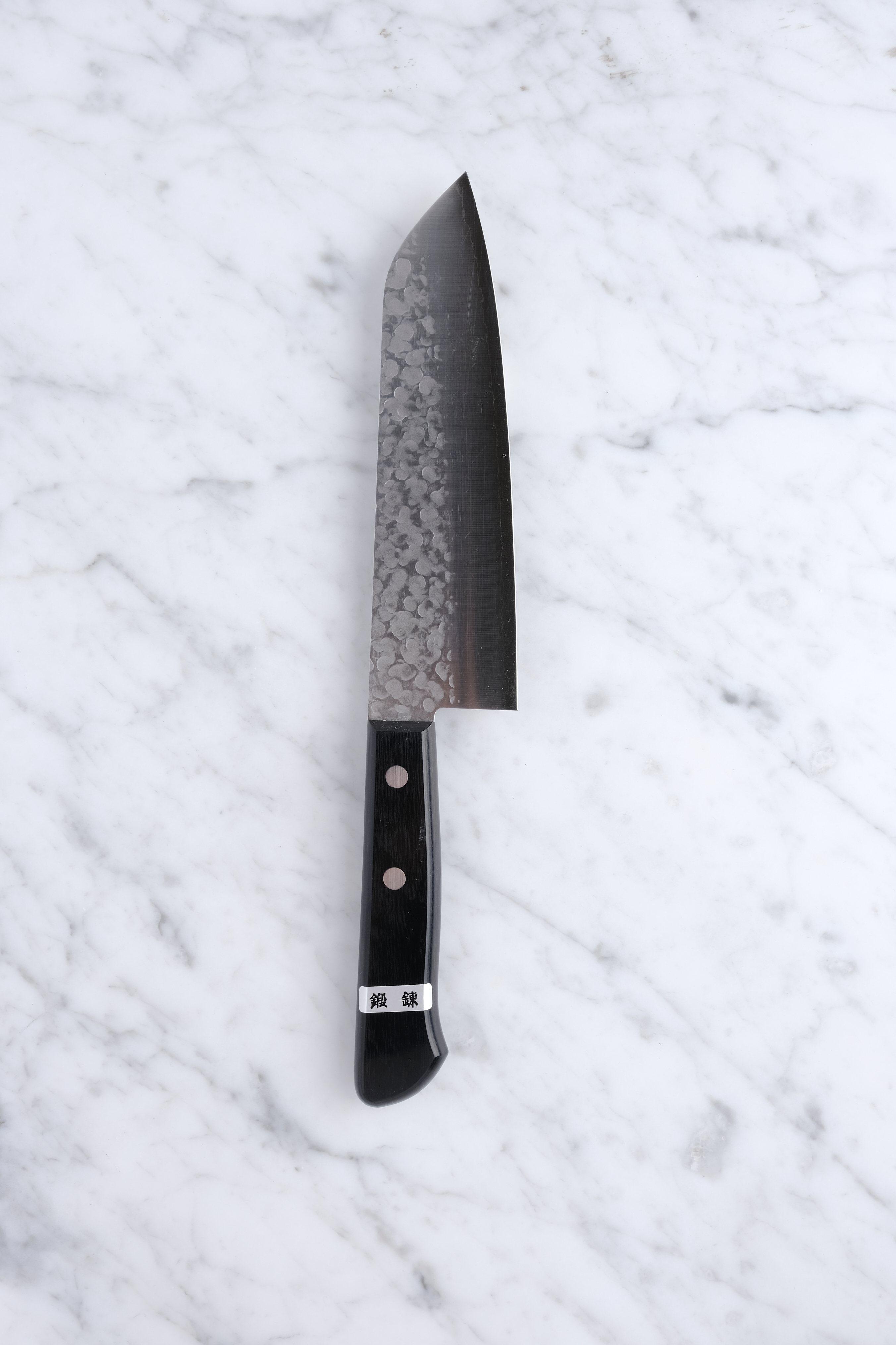 Takamura Chromax 170 mm Santoku black pakka
