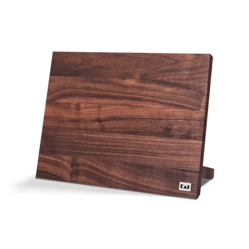 KAI Magnetic Knife Block in American Walnut