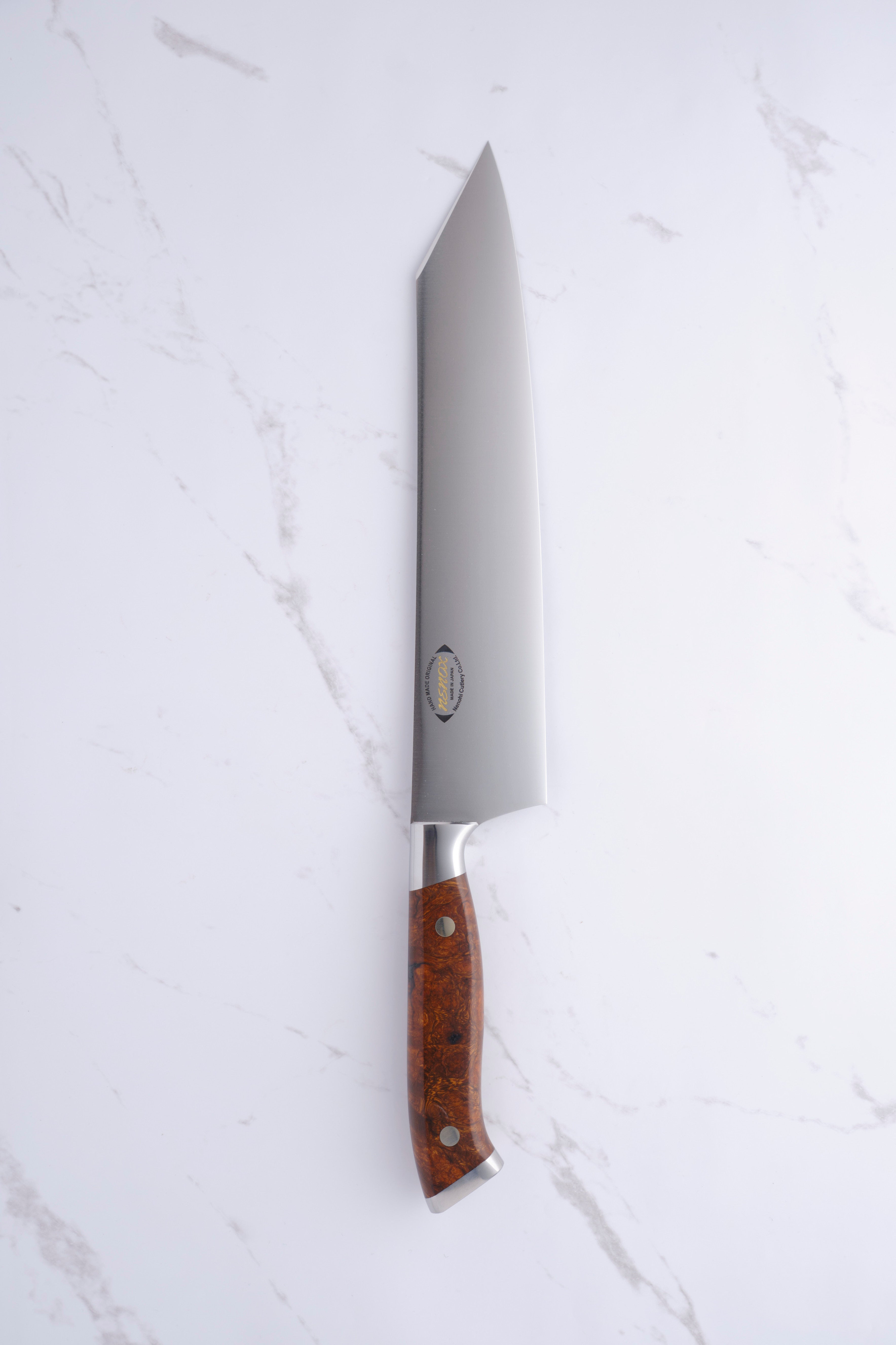 Nenox 240 mm Wide Kiritsuke Desert Ironwood